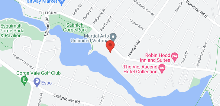 map of 407-71 Gorge Rd W
